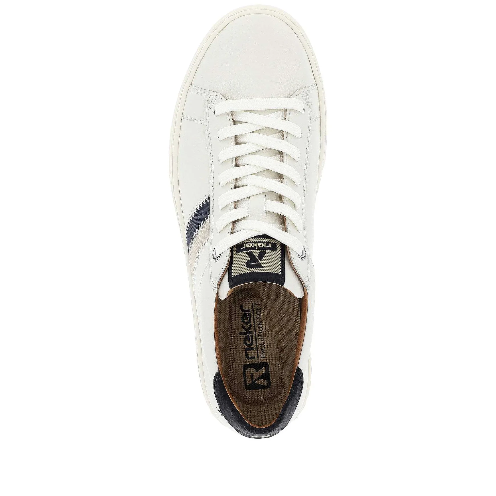 Rieker Men'S Sneaker Low Pearl White