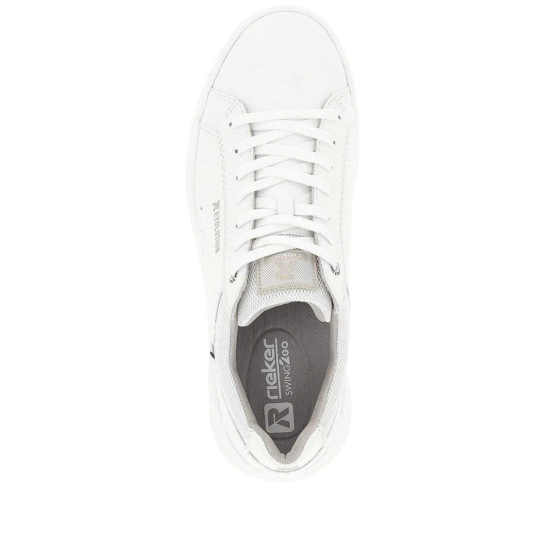 Rieker Men'S Sneaker Low Pearl White