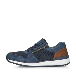Rieker Men'S Sneaker Low Pacific Blue