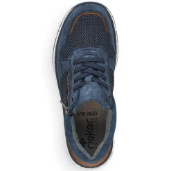 Rieker Men'S Sneaker Low Pacific Blue