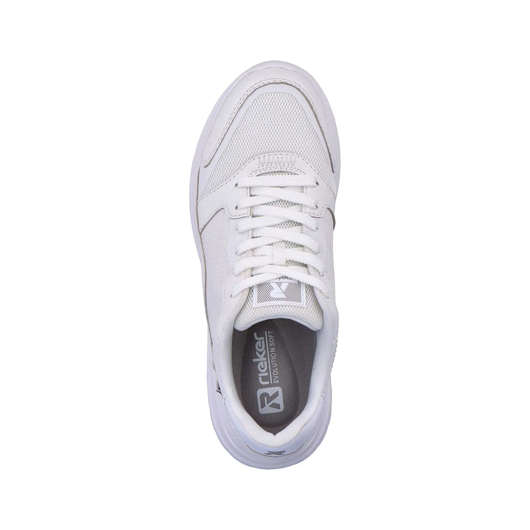 Rieker Men'S Sneaker Low Swan White