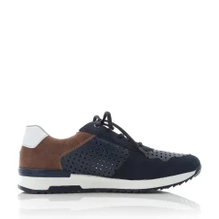 Rieker Men'S Sneaker Low Steel Blue