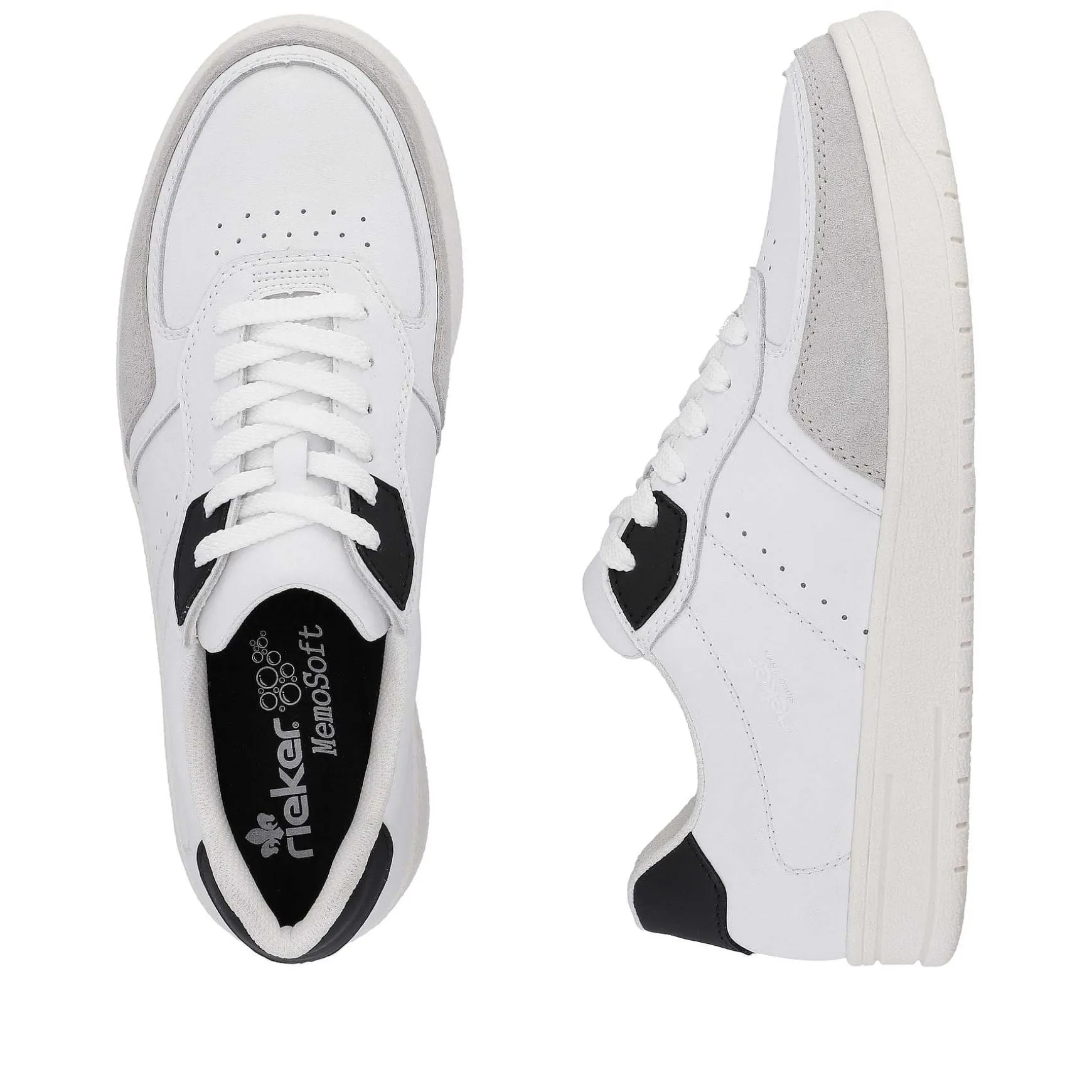 Rieker Men'S Sneaker Low Snow White