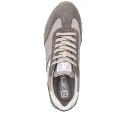 Rieker Men'S Sneaker Low Shadow-Grey Clay-Beige