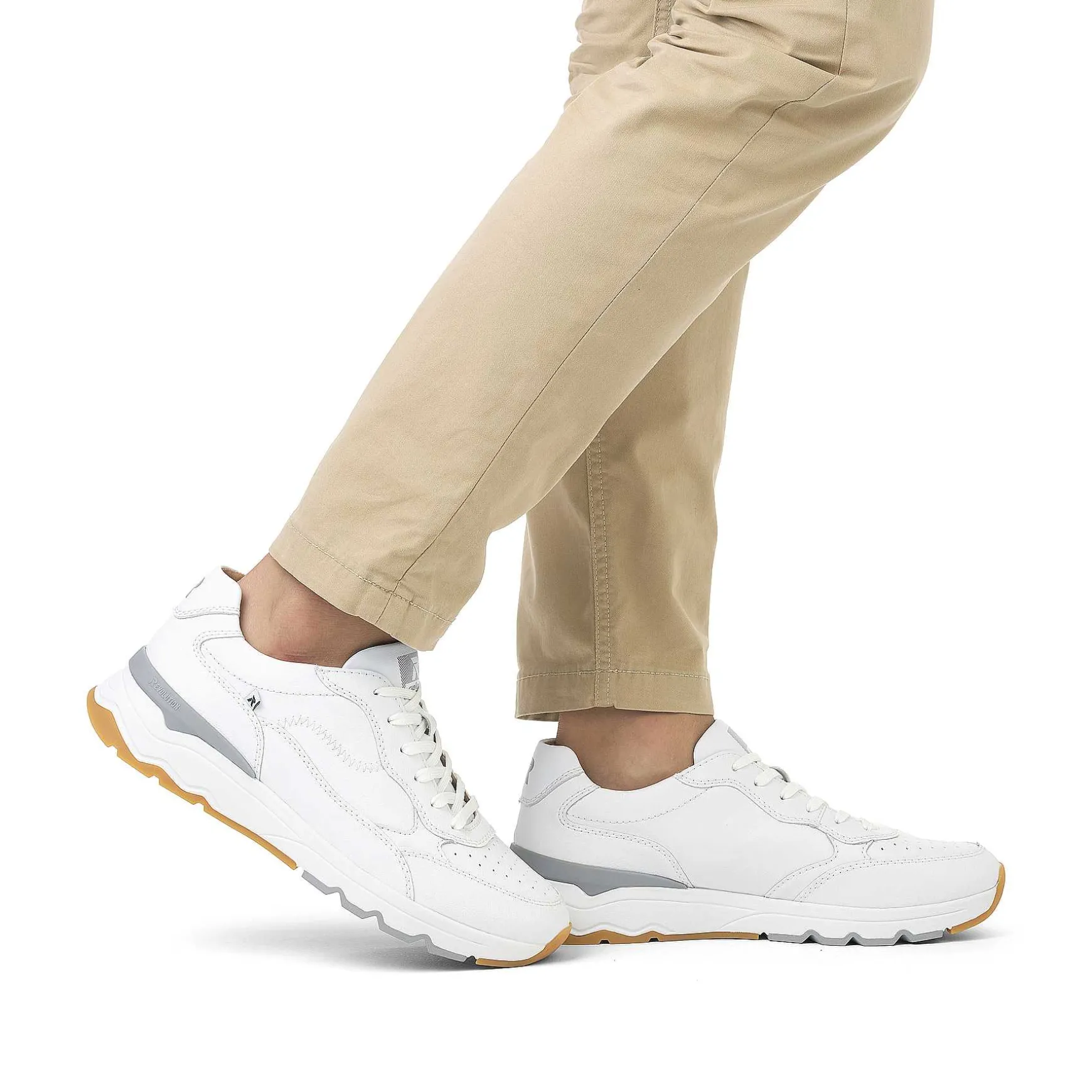 Rieker Men'S Sneaker Low Swan White
