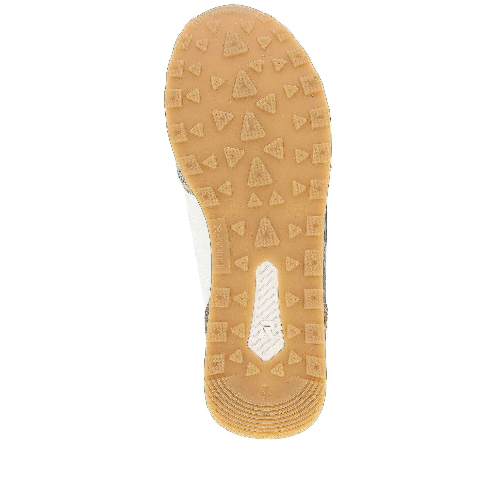 Rieker Men'S Sneaker Low Sand-Beige Swan-White