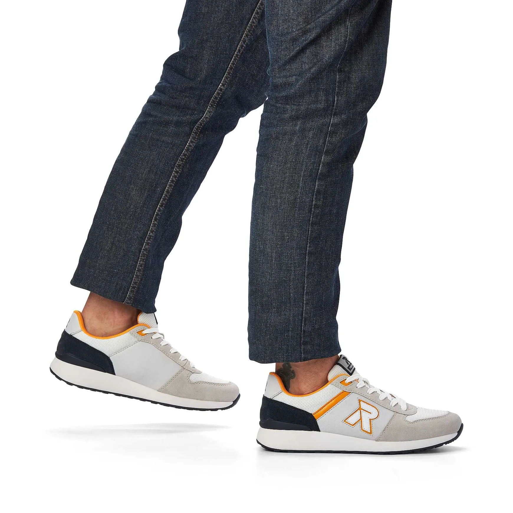 Rieker Men'S Sneaker Low Stone Grey