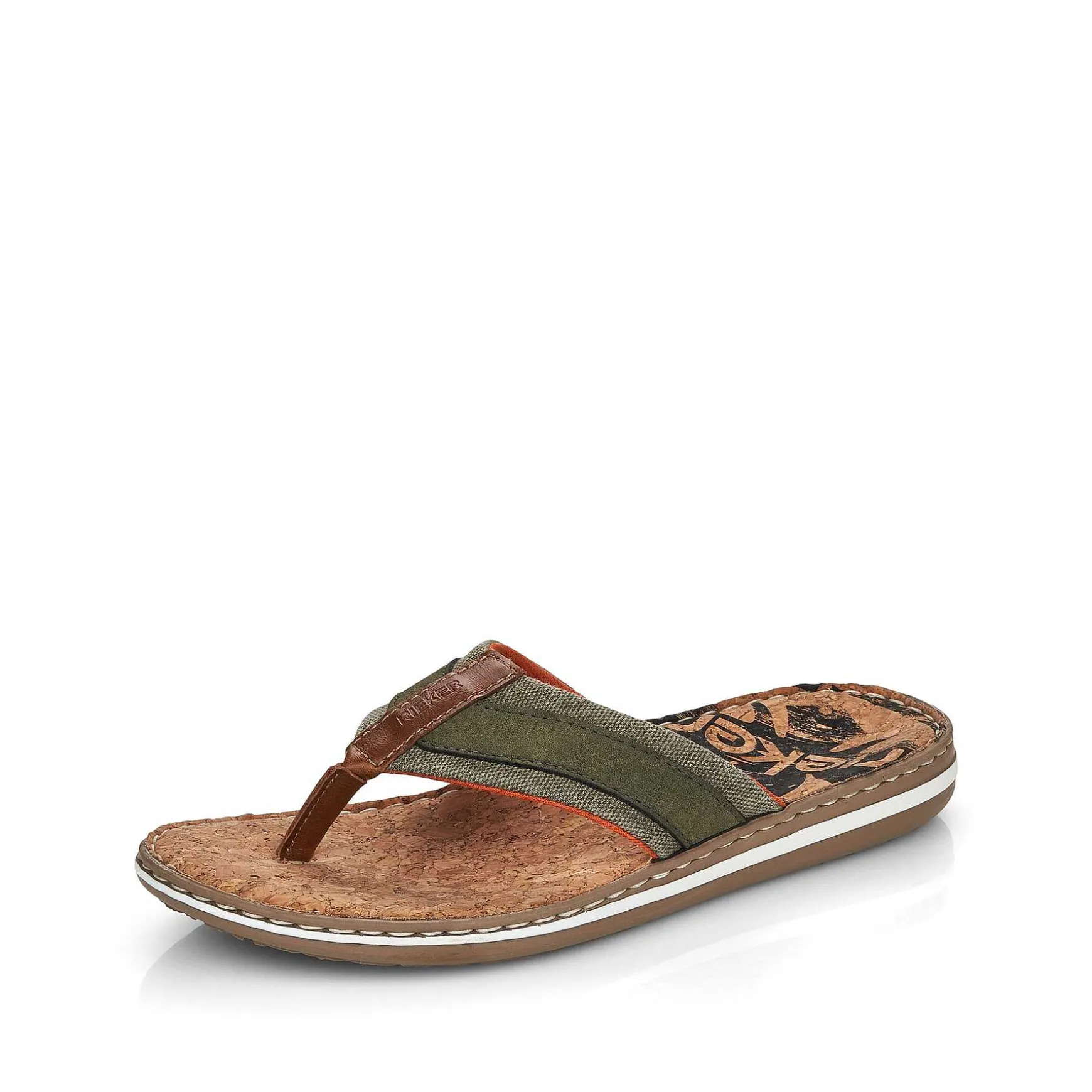 Rieker Men'S Toe Separator Olive Green