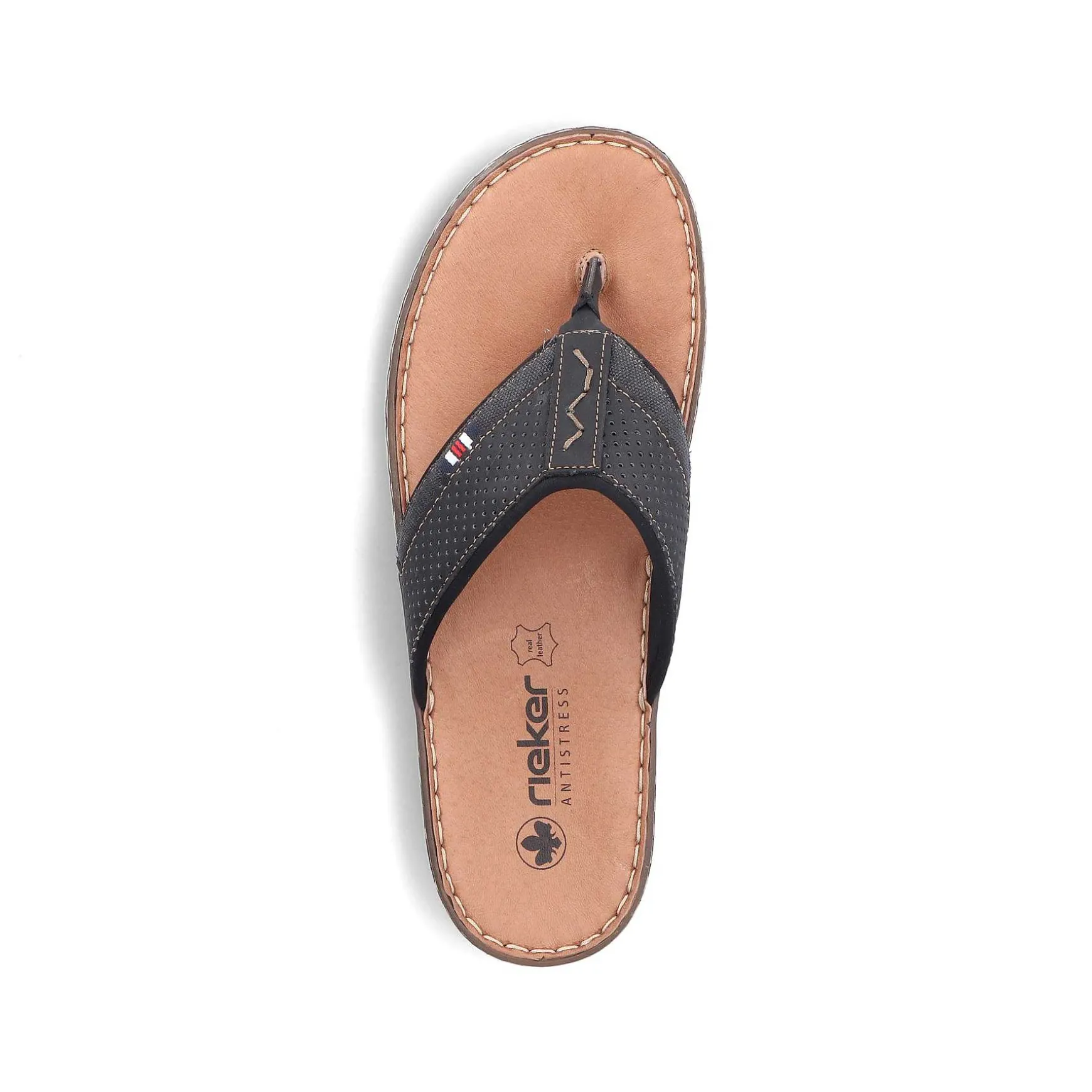 Rieker Men'S Toe Separator Graphite Black