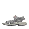 Rieker Men'S Trekking Sandals Asphalt Gray