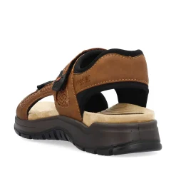 Rieker Men'S Trekking Sandals Wood Brown