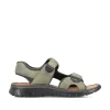 Rieker Men'S Trekking Sandals Green Gray
