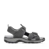 Rieker Men'S Trekking Sandals Moon Grey