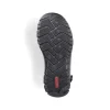 Rieker Men'S Trekking Sandals Graphite Black