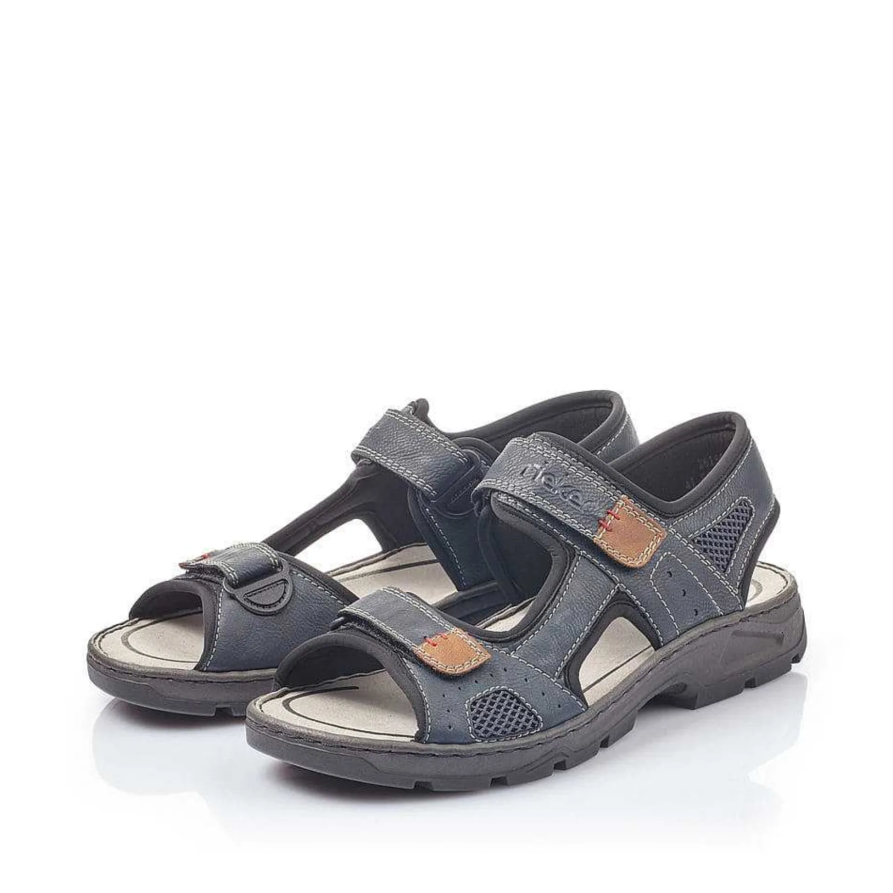 Rieker Men'S Trekking Sandals Ocean Blue