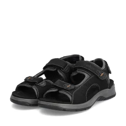Rieker Men'S Trekking Sandals Night Black