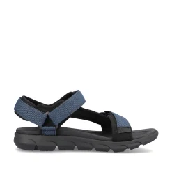 Rieker Men'S Trekking Sandals Dark Blue