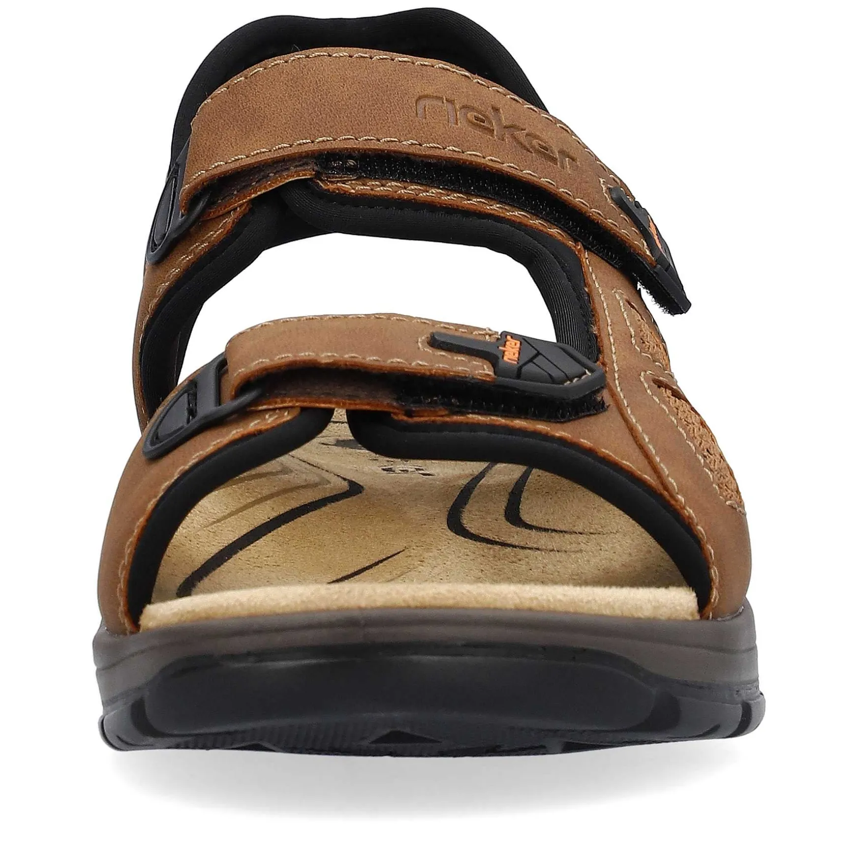 Rieker Men'S Trekking Sandals Wood Brown