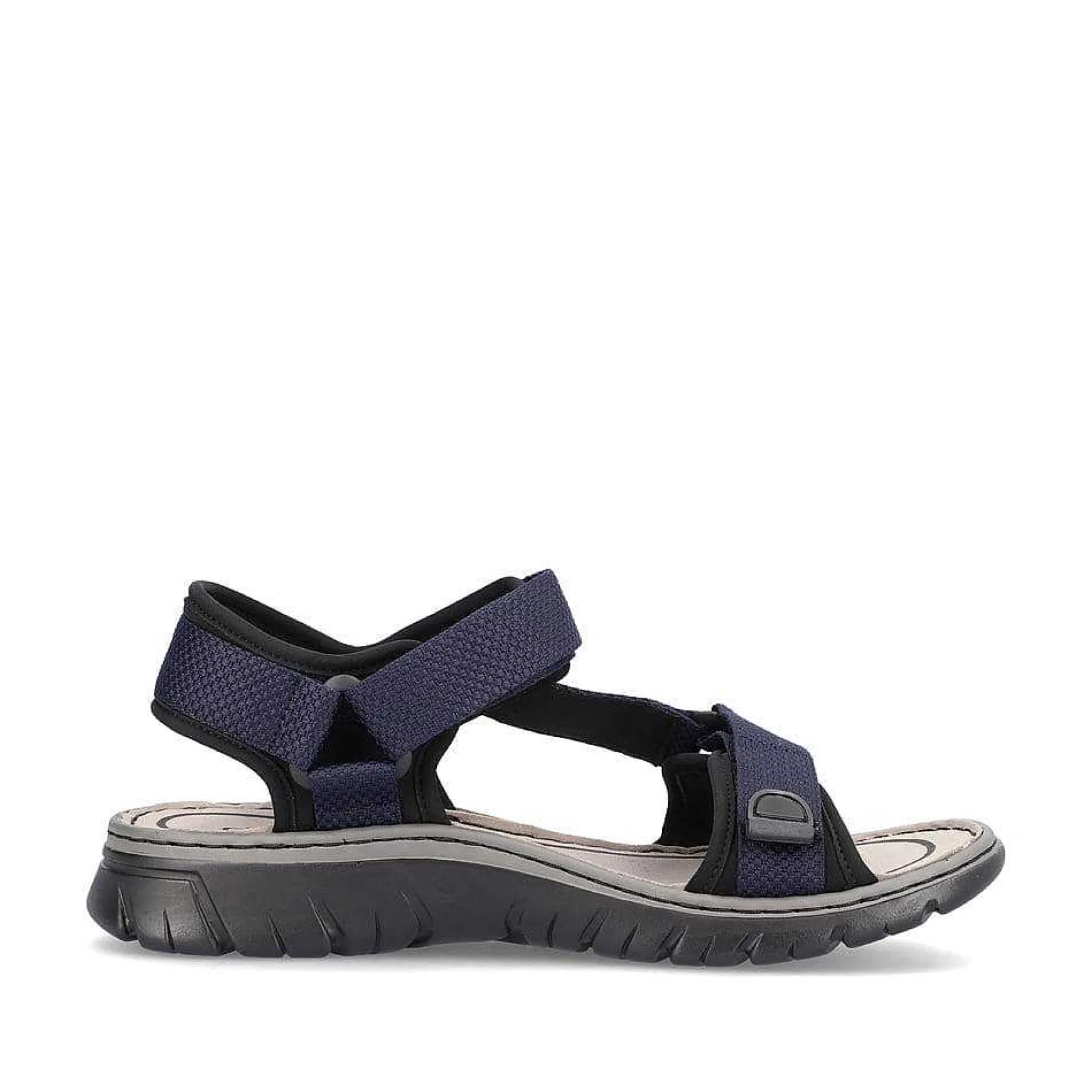 Rieker Men'S Trekking Sandals Navy Blue