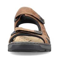 Rieker Men'S Trekking Sandals Nut Brown