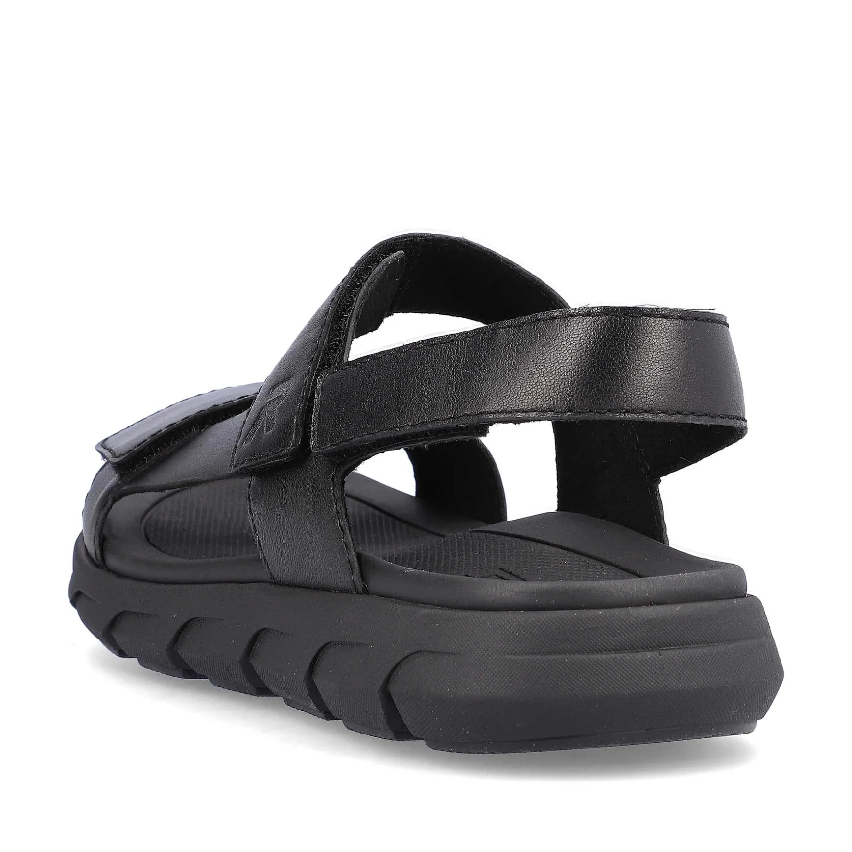 Rieker Men'S Trekking Sandals Midnight Black