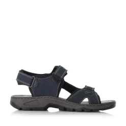 Rieker Men'S Trekking Sandals Sea Blue