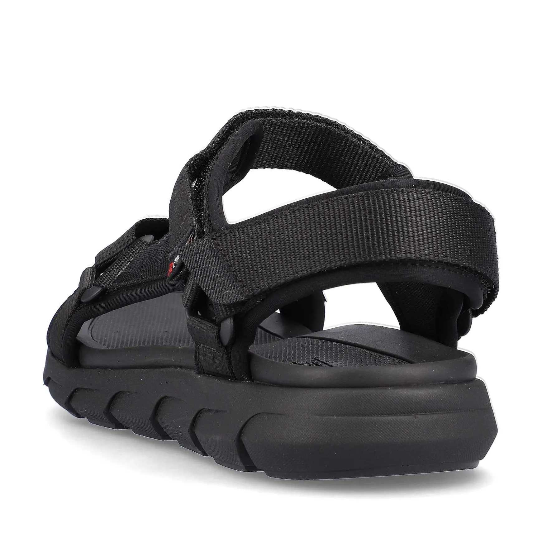 Rieker Men'S Trekking Sandals Deep Black
