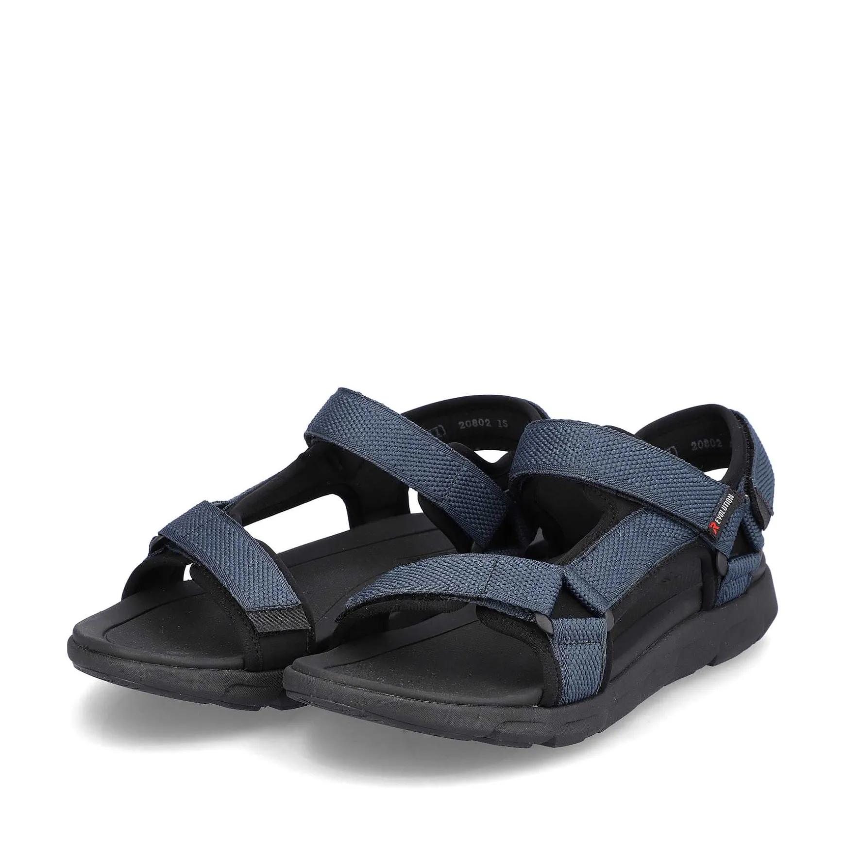 Rieker Men'S Trekking Sandals Dark Blue