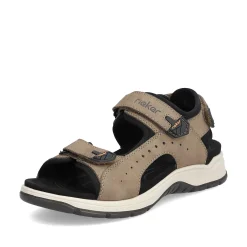 Rieker Men'S Trekking Sandals Light Brown