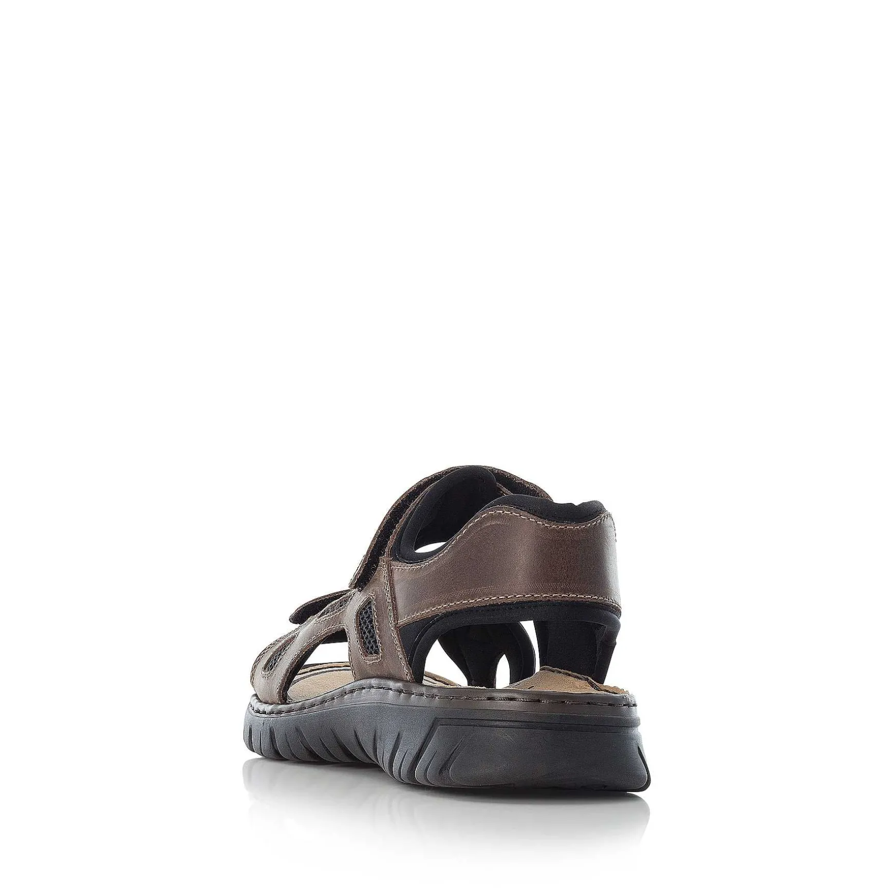 Rieker Men'S Trekking Sandals Dark Brown