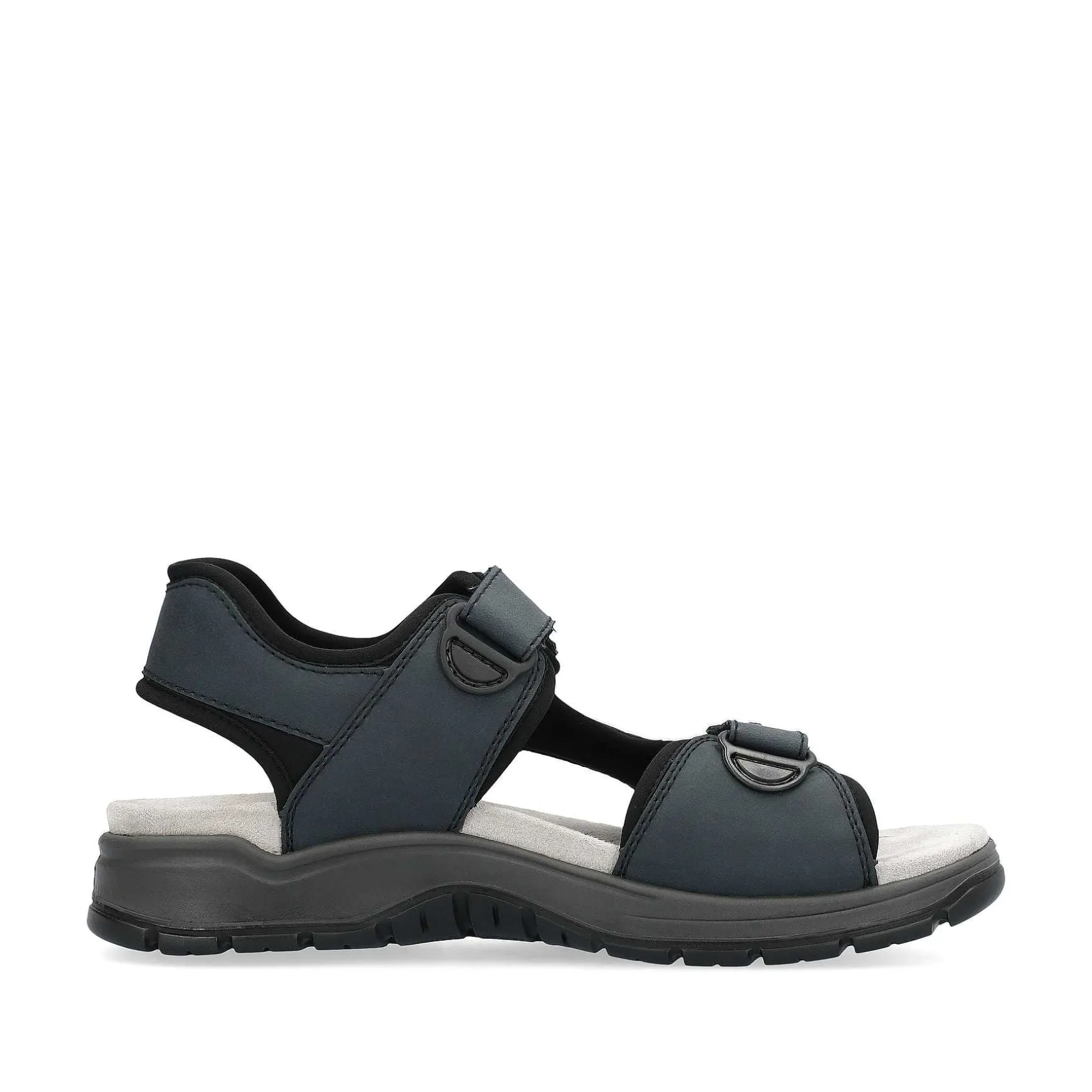 Rieker Men'S Trekking Sandals Slate Blue