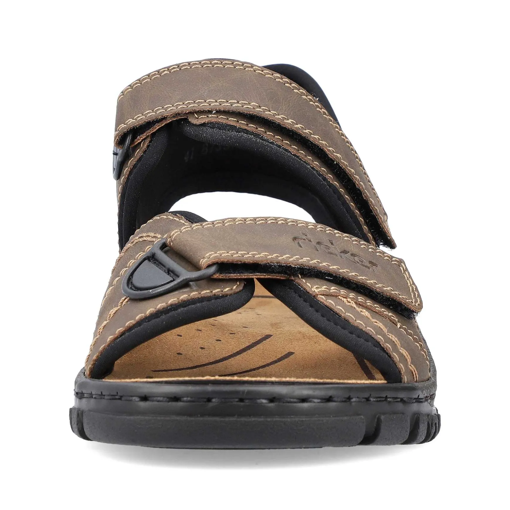 Rieker Men'S Trekking Sandals Espresso Brown