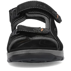 Rieker Men'S Trekking Sandals Night Black