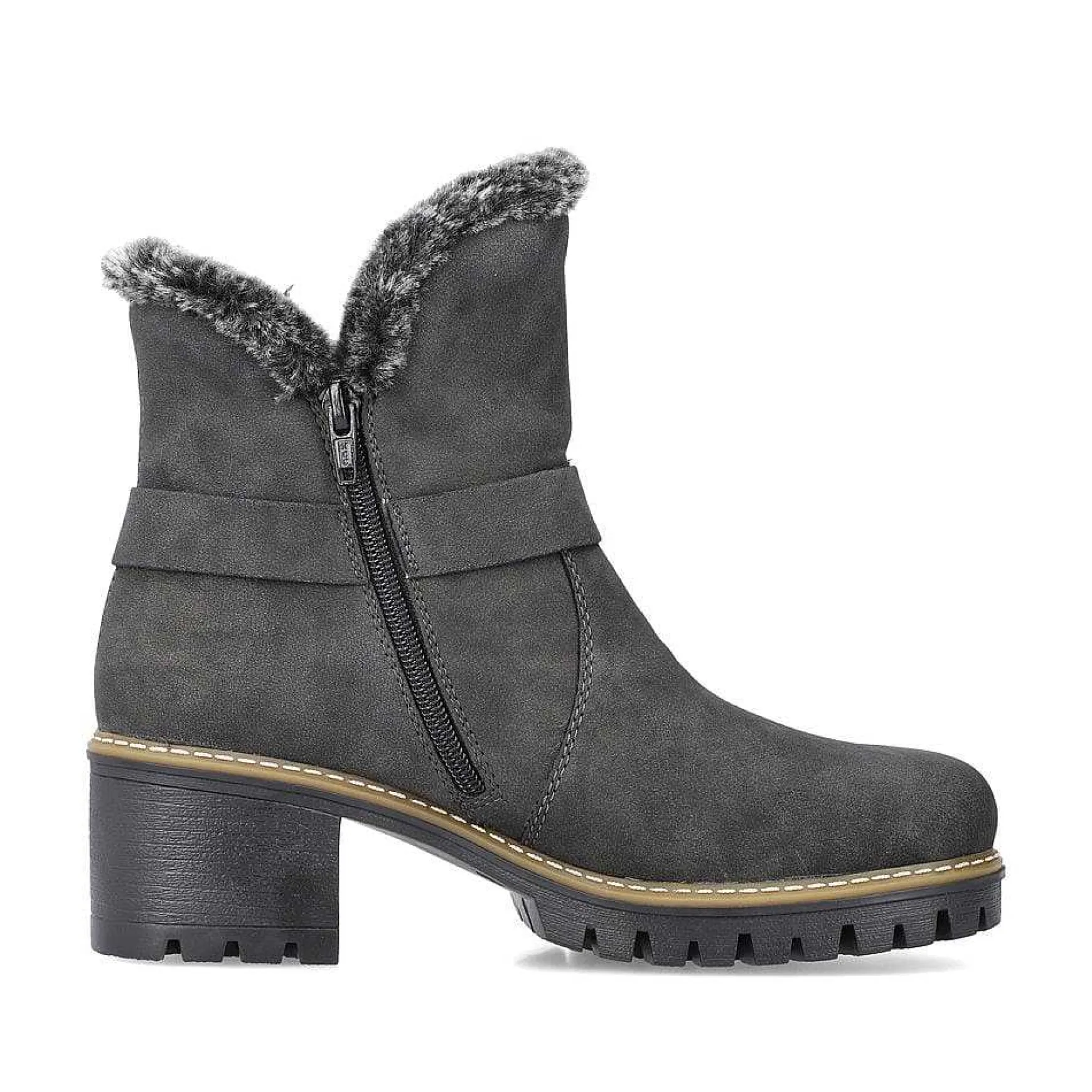 Rieker Women'S Ankle Boots Granite Gray