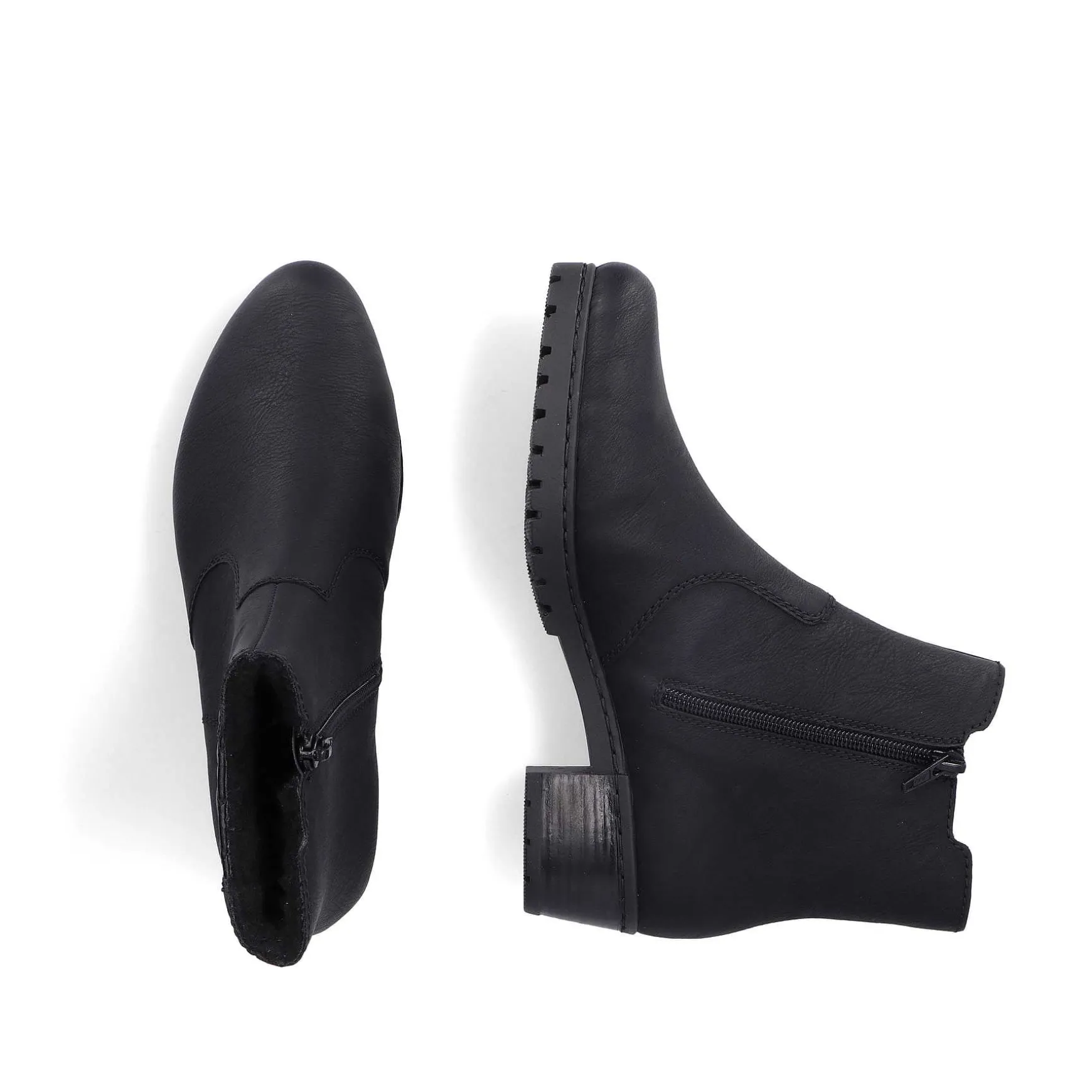 Rieker Women'S Ankle Boots Jet Black