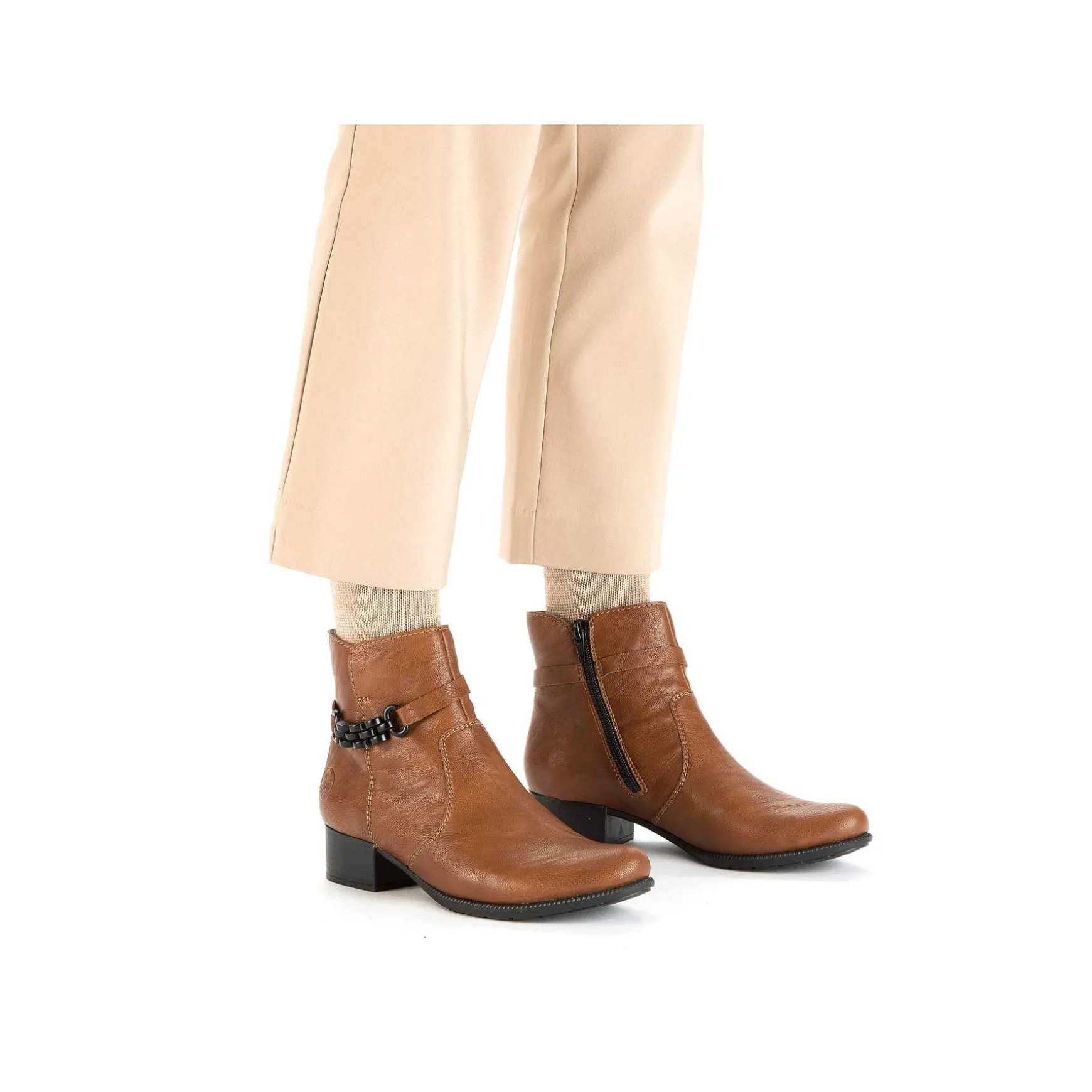 Rieker Women'S Ankle Boots Fox Brown