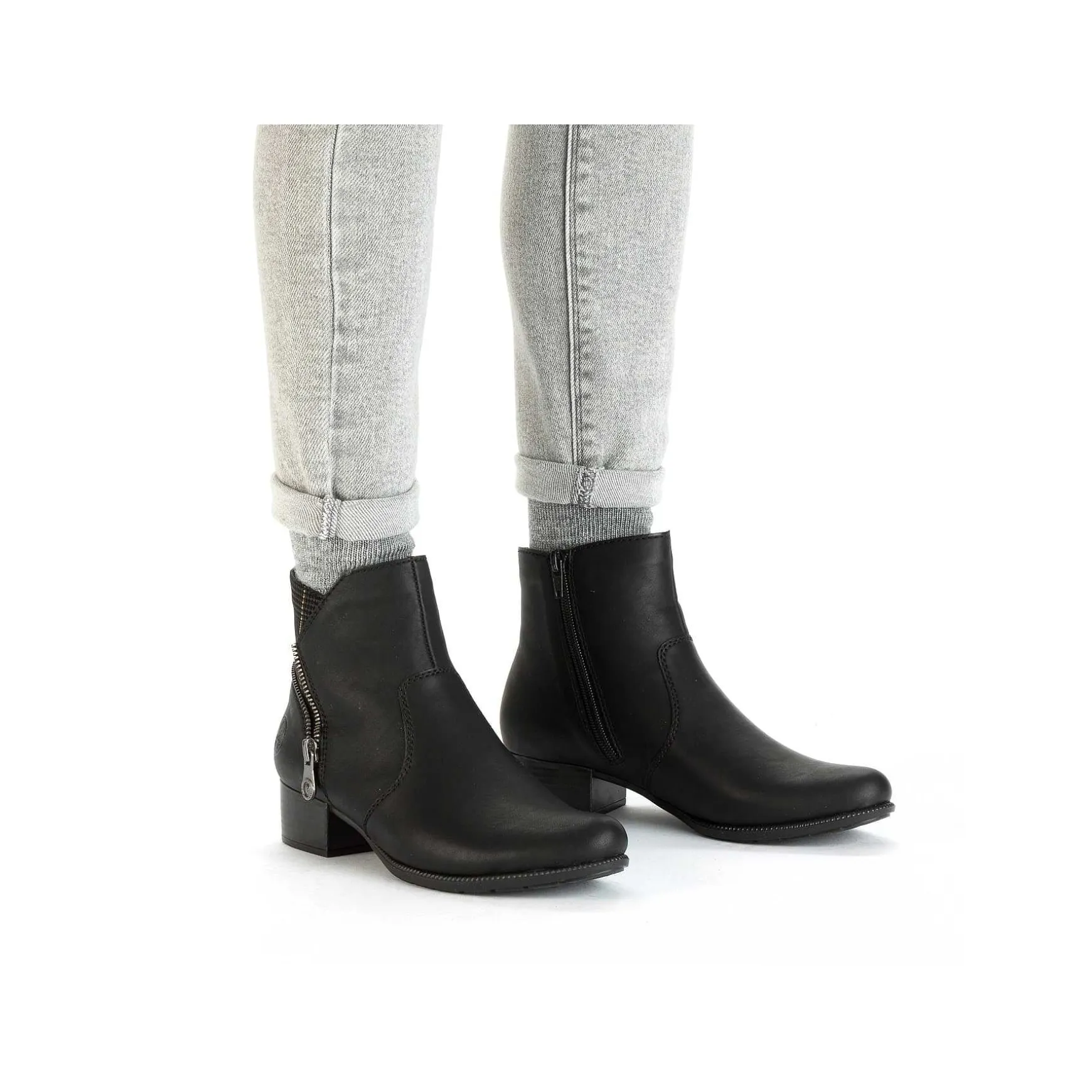Rieker Women'S Ankle Boots Night Black