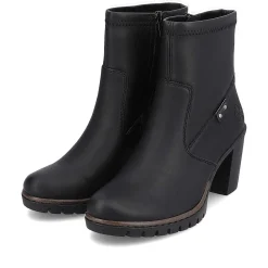 Rieker Women'S Ankle Boots Jet Black
