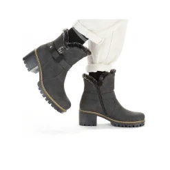 Rieker Women'S Ankle Boots Granite Gray