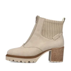 Rieker Women'S Ankle Boots Gray Beige