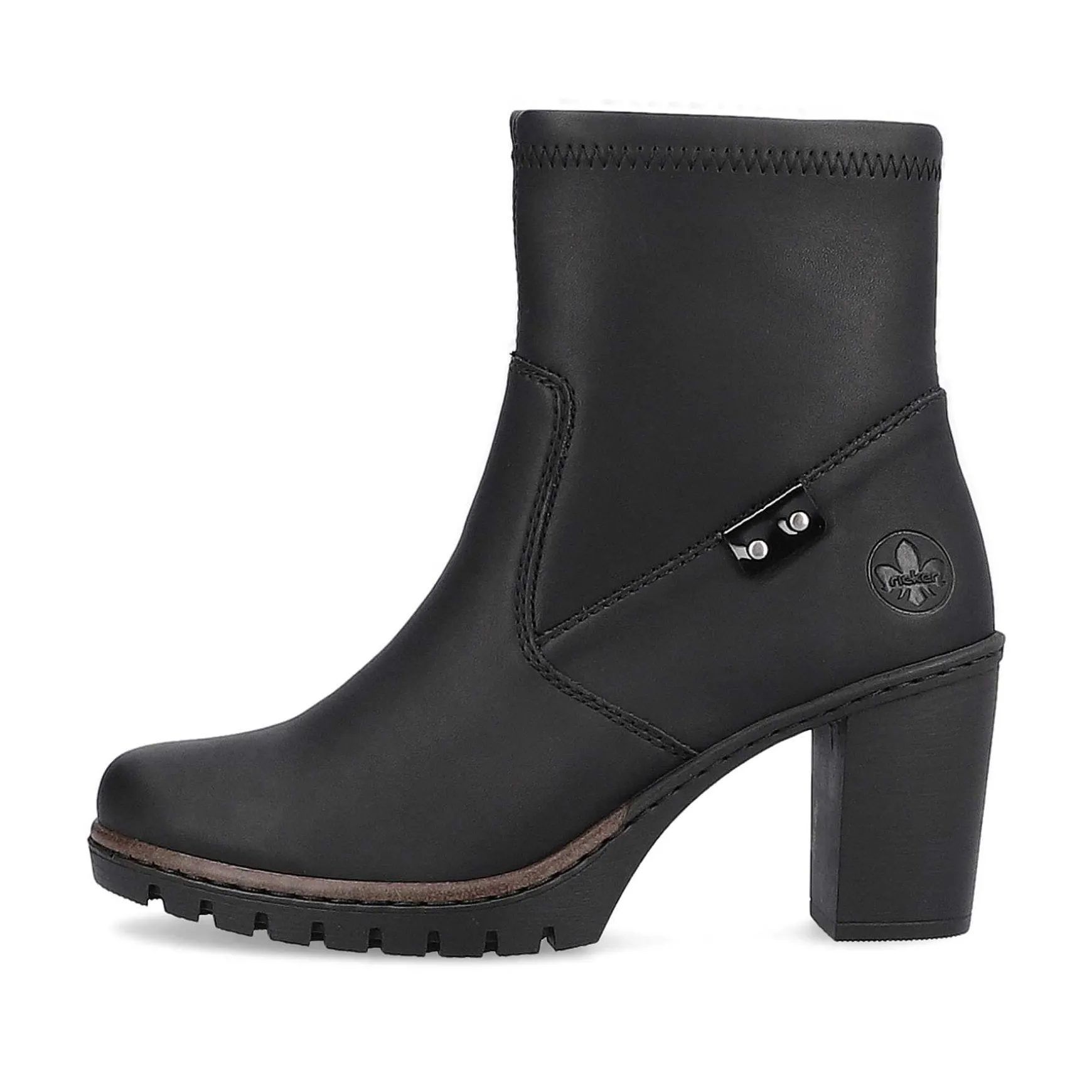 Rieker Women'S Ankle Boots Jet Black