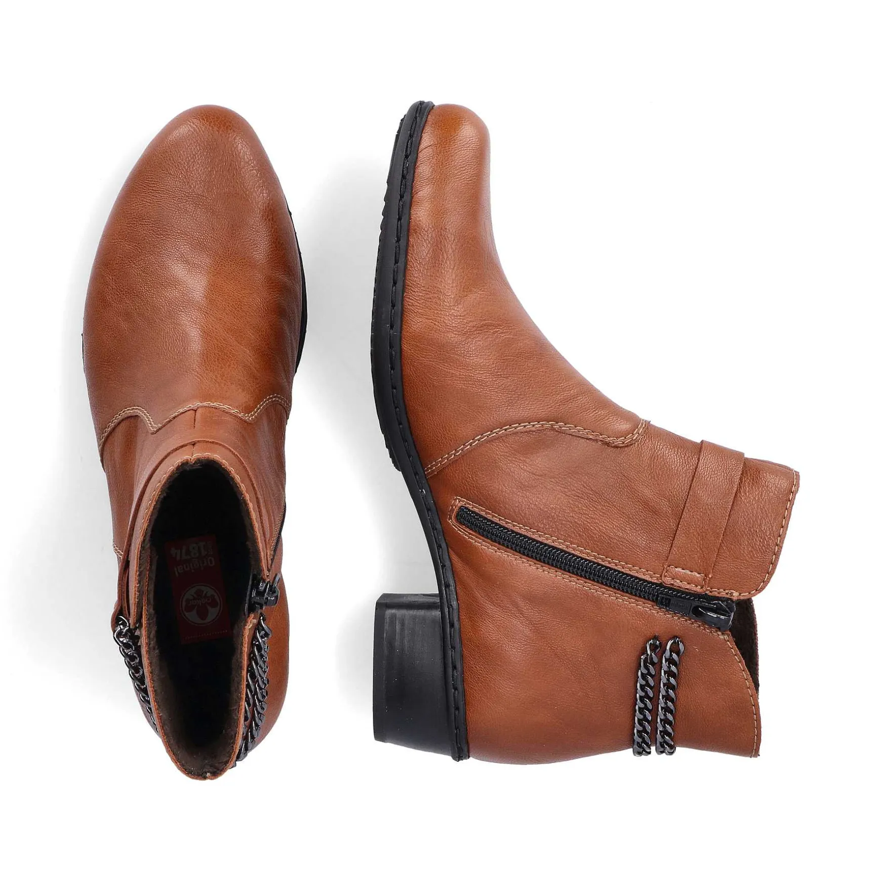 Rieker Women'S Ankle Boots Kramell Brown