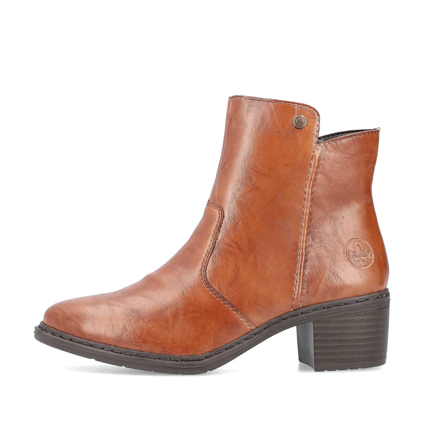 Rieker Women'S Ankle Boots Copper Brown