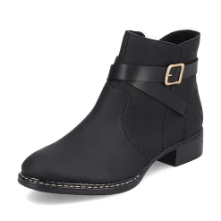 Rieker Women'S Ankle Boots Jet Black
