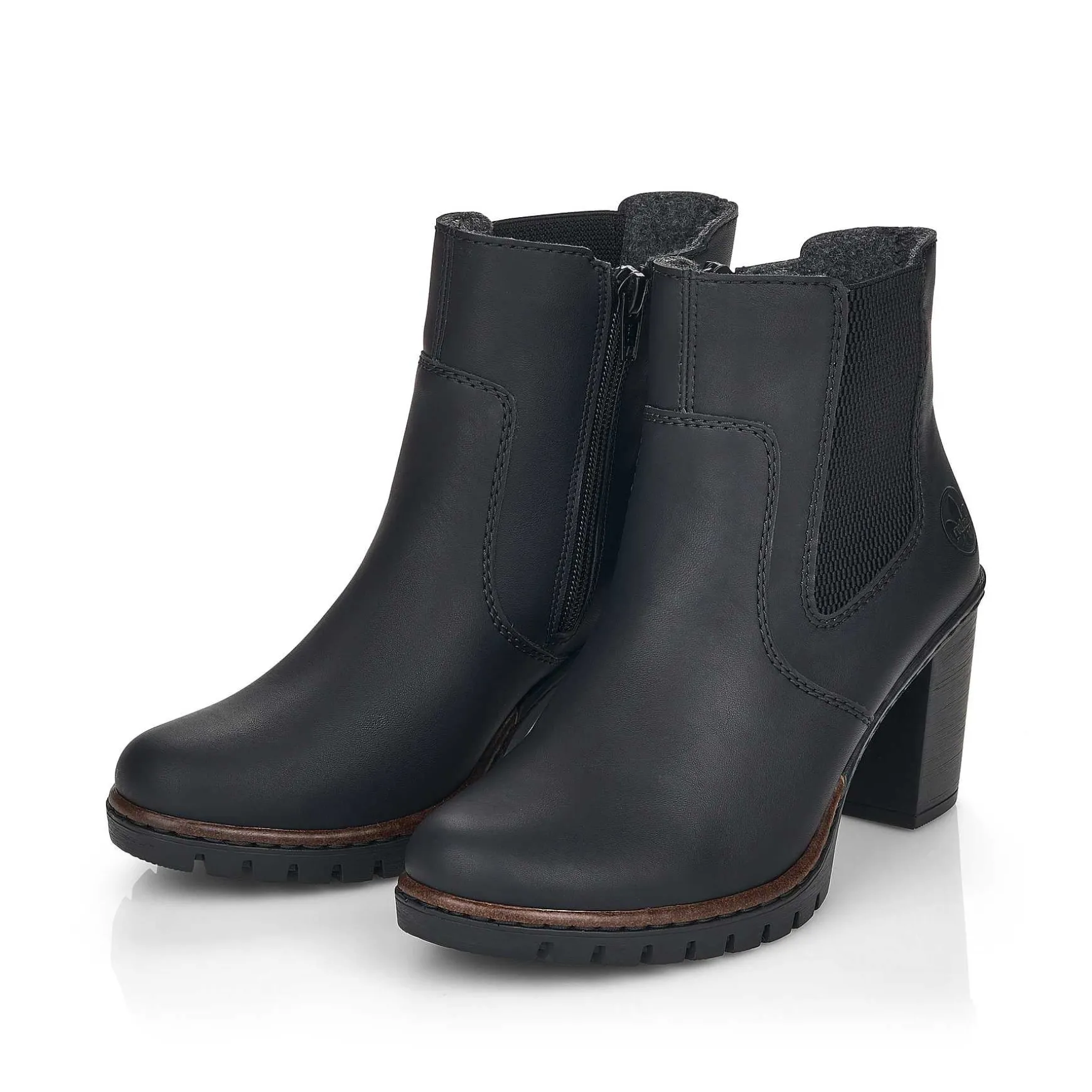 Rieker Women'S Ankle Boots Jet Black