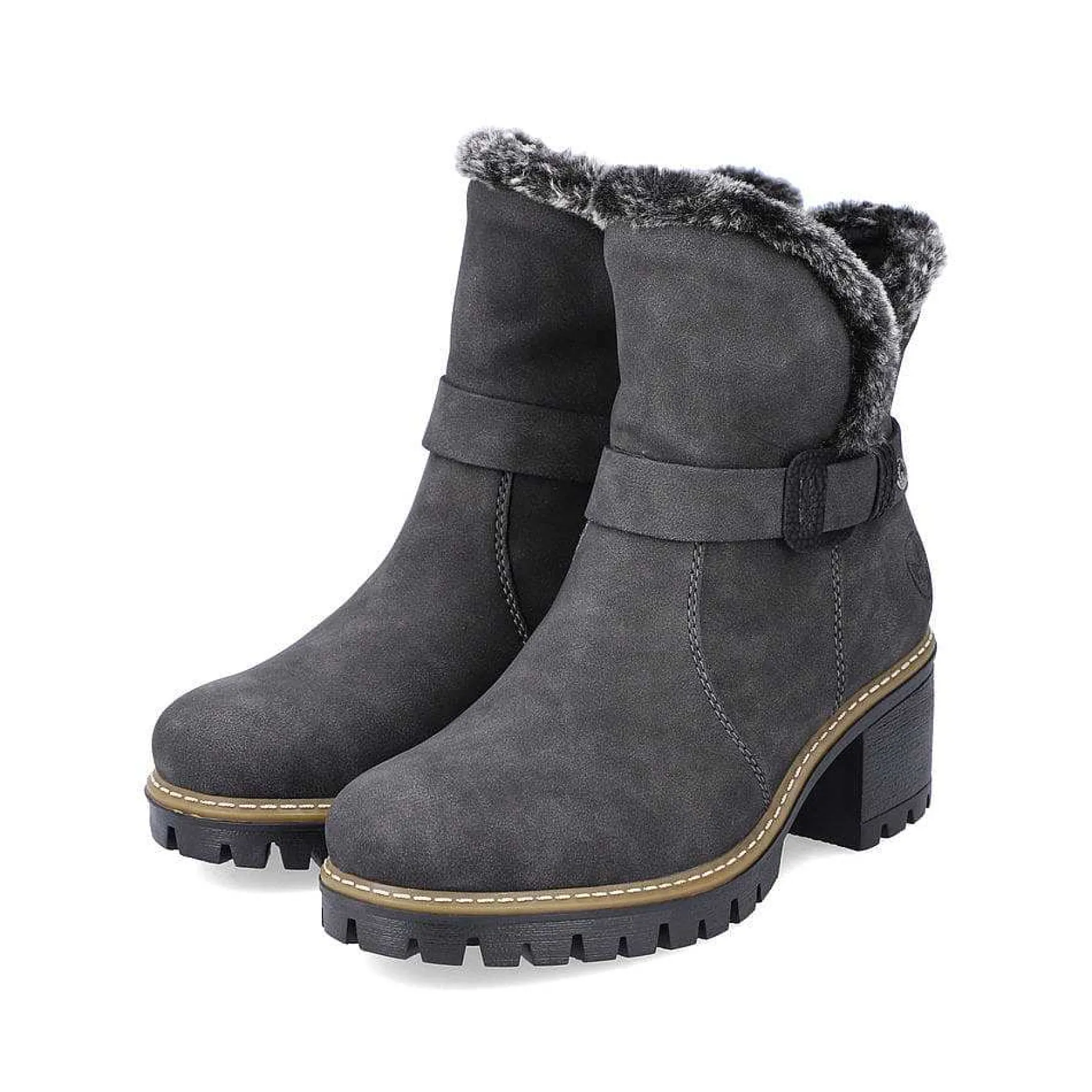 Rieker Women'S Ankle Boots Granite Gray