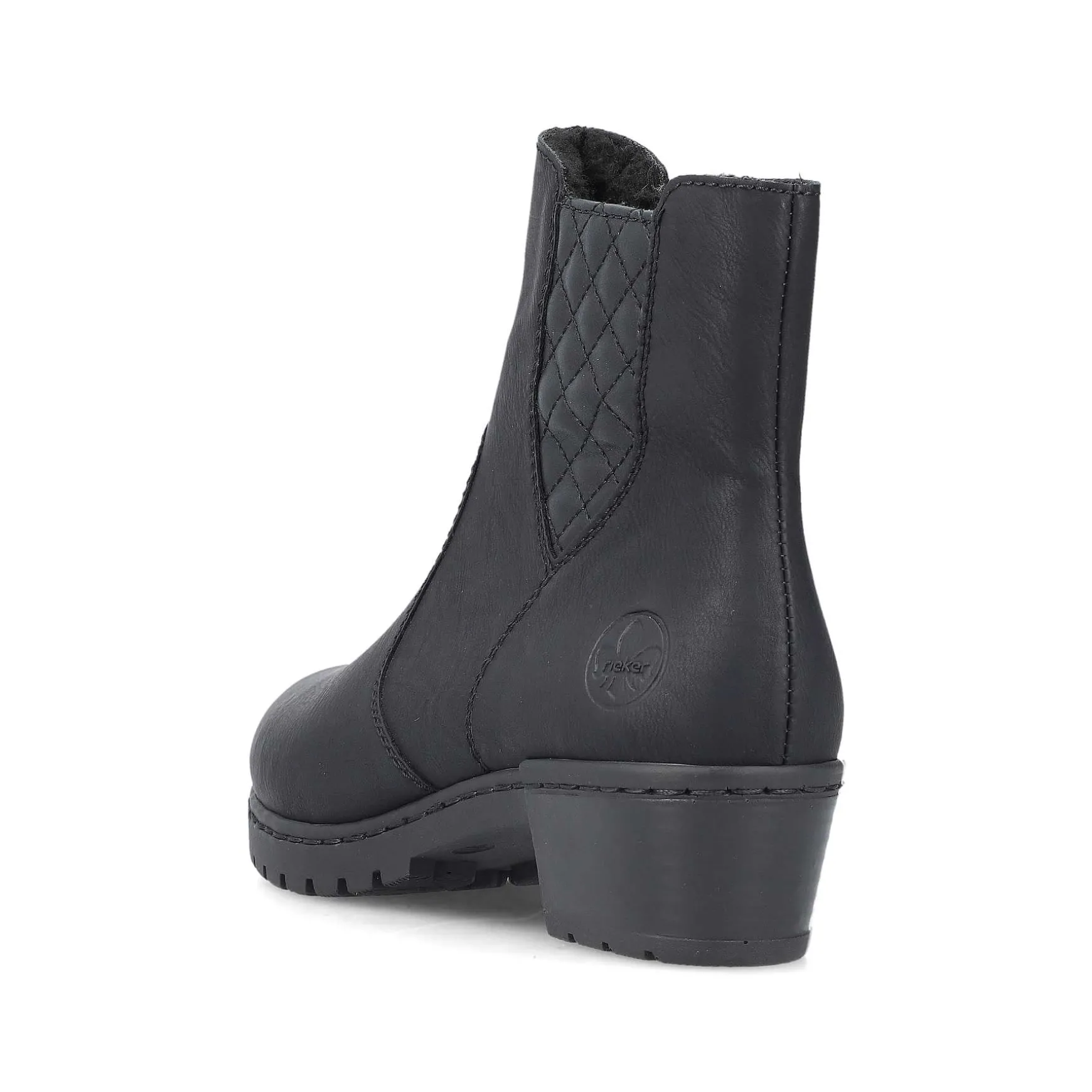 Rieker Women'S Ankle Boots Jet Black