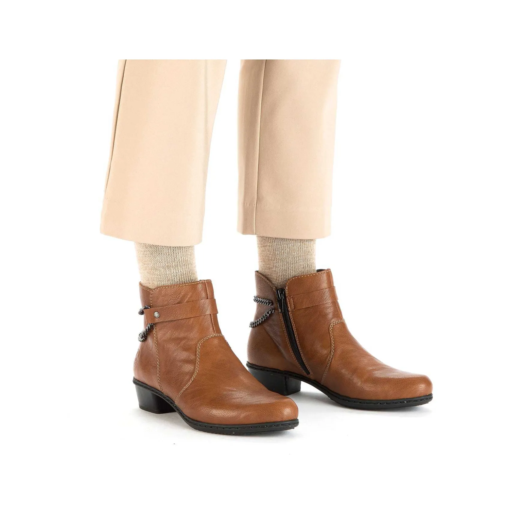 Rieker Women'S Ankle Boots Kramell Brown
