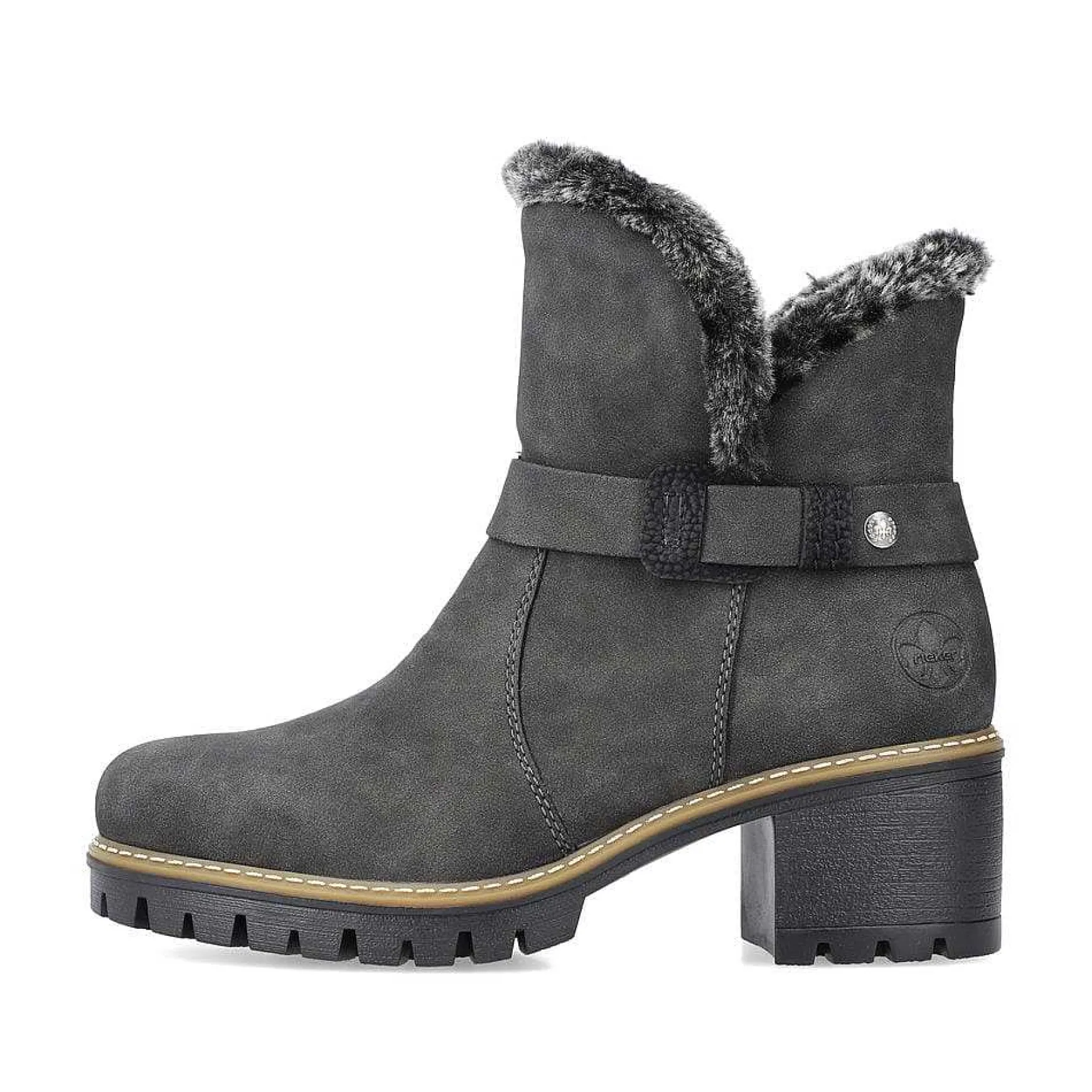 Rieker Women'S Ankle Boots Granite Gray