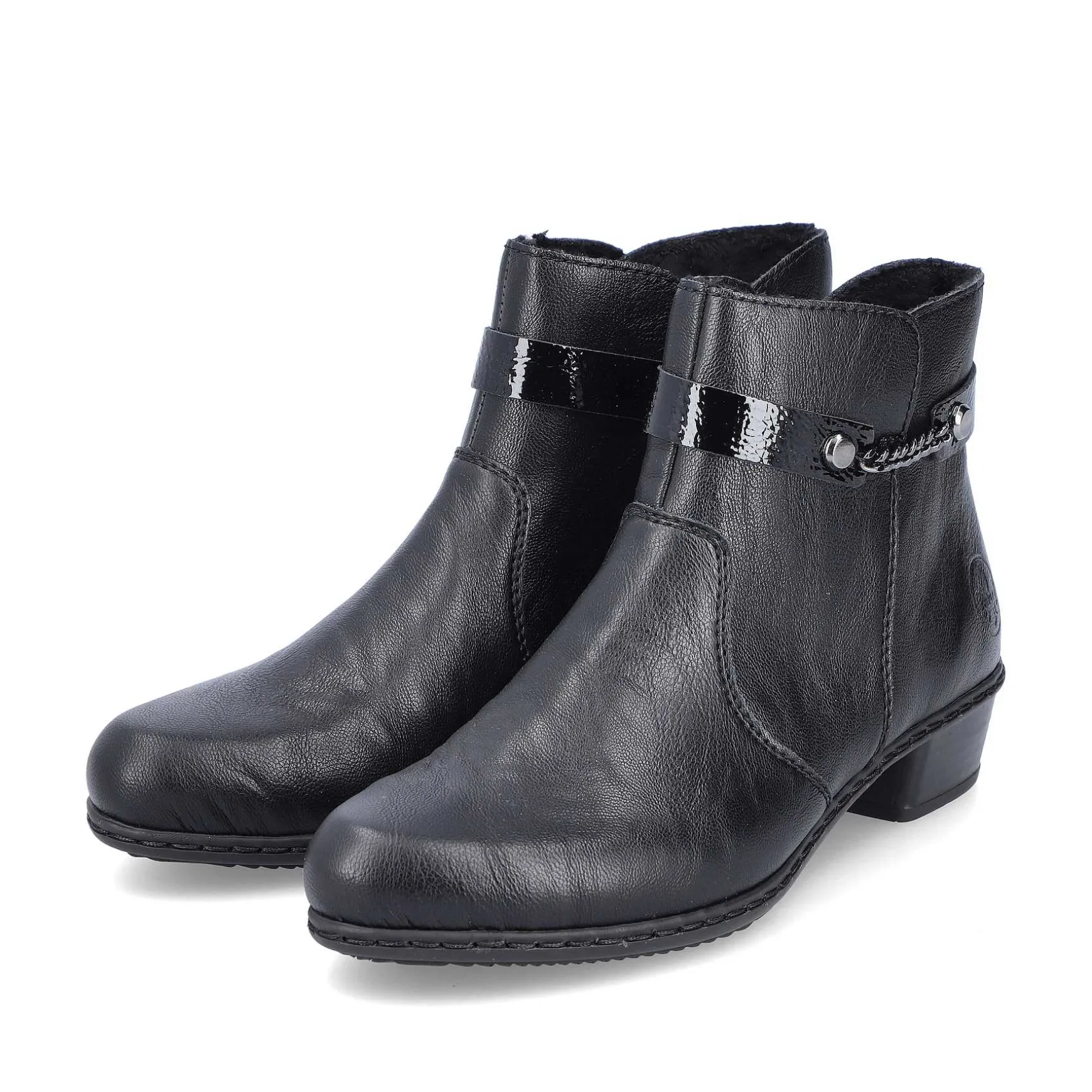 Rieker Women'S Ankle Boots Jet Black